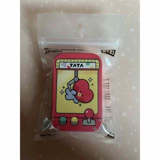 ビーティーイシビル(BT21)のBT21 TATA ティンケース　ステッカーセット　缶ケース(キャラクターグッズ)