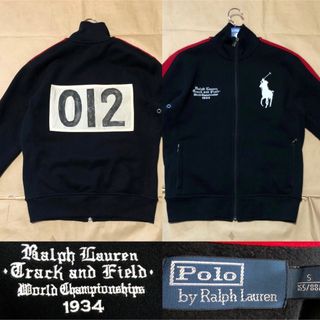 ラルフローレン(Ralph Lauren)のラルフローレン スウェット S 黒赤 ビッグポニー Ralph Lauren(スウェット)