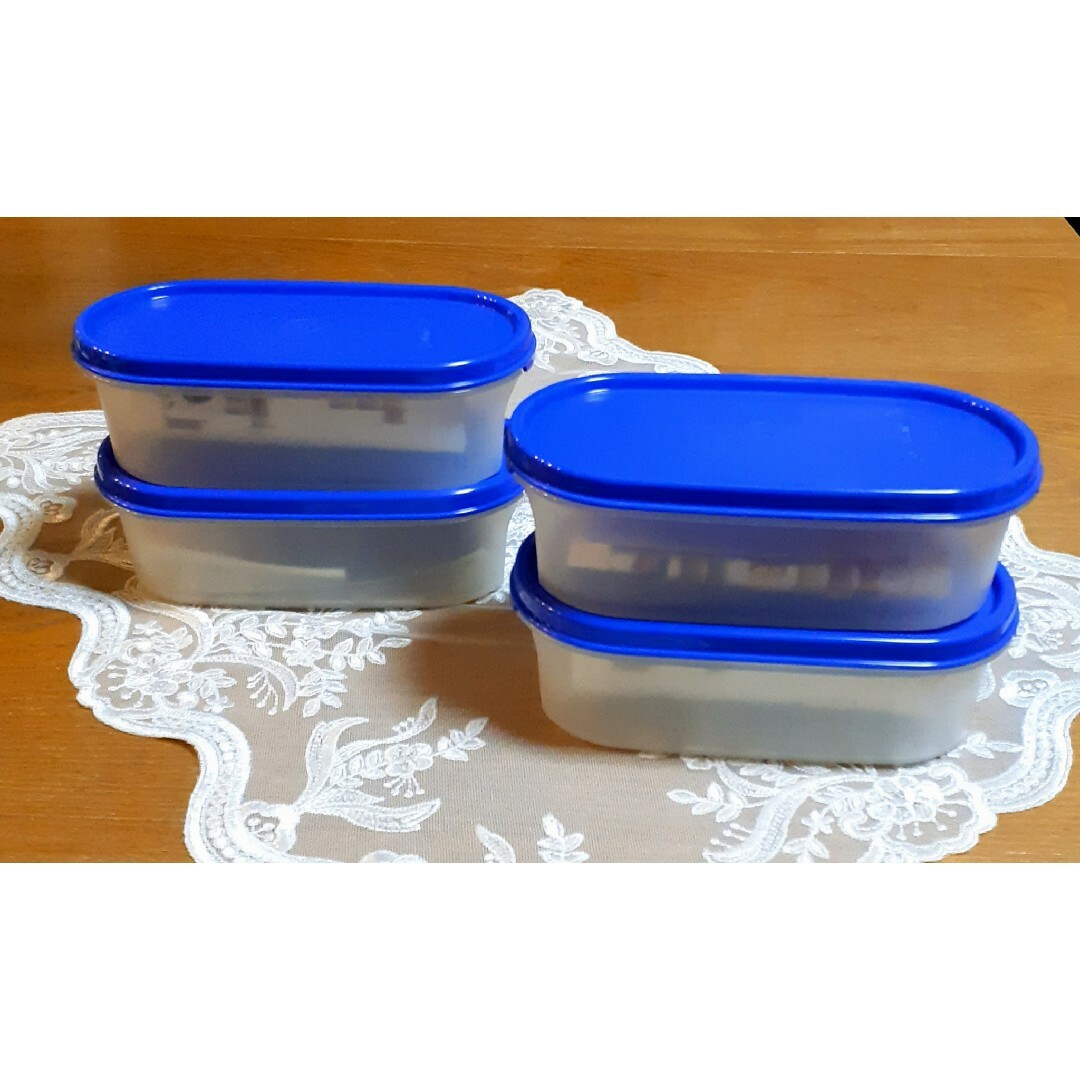 TupperwareBrands(タッパーウェア)のTupperware タッパーウェア MMだ円　スーパーオーバル 8個セット インテリア/住まい/日用品のキッチン/食器(容器)の商品写真