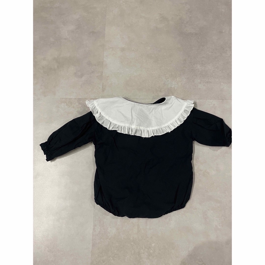 ZARA KIDS(ザラキッズ)の韓国子供服　フリルロンパース キッズ/ベビー/マタニティのベビー服(~85cm)(ロンパース)の商品写真