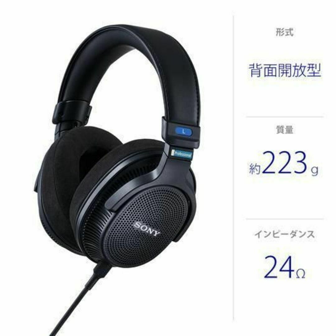 新品未開封★SONY　モニターヘッドホン　背面開放型　MDR-MV1　ブラック