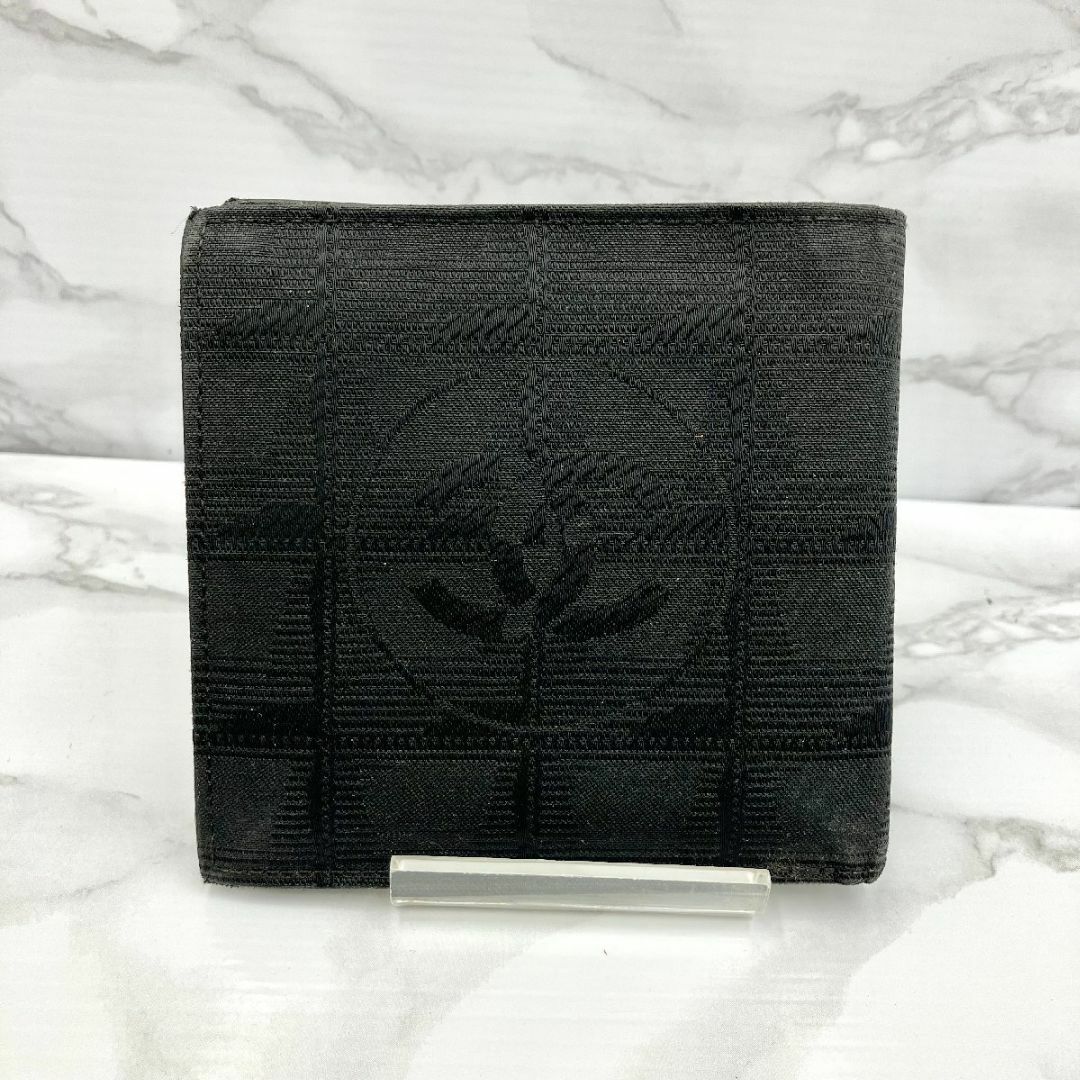 シャネル ニュートラベルライン 折財布 ウォレット ブラック