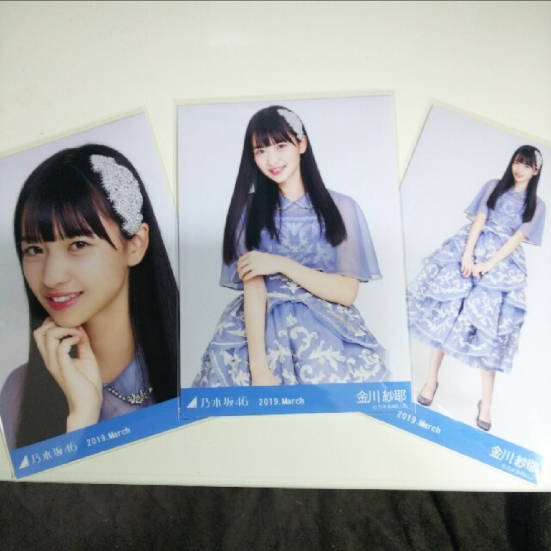 乃木坂46 - 乃木坂46 生写真金川紗耶紅白衣装2018 3種コンプ2019.March