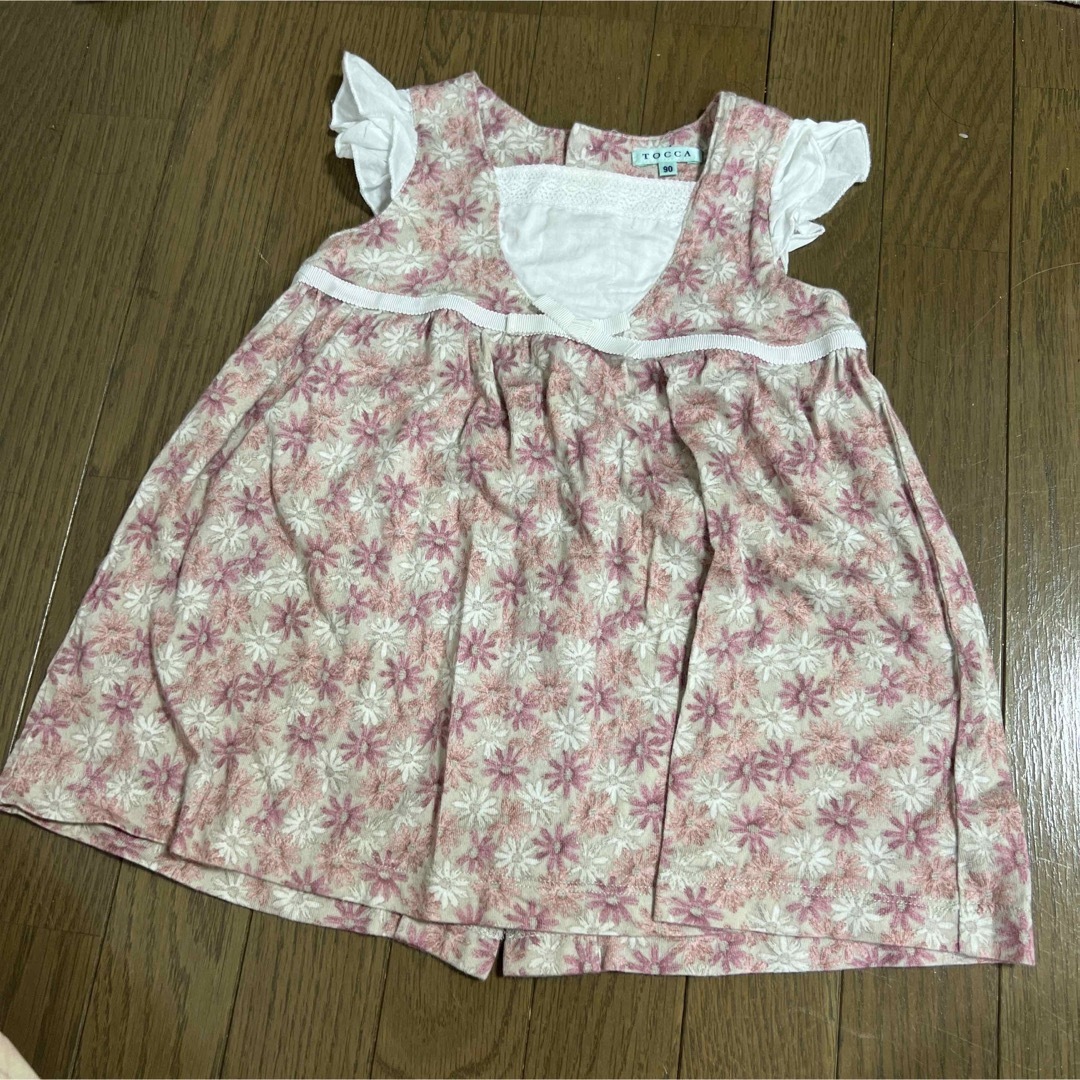 トッカ バンビーニ（TOCCA BAMBINI Ｒｏｓｅ　Ｒｉｂｂｏｎワンピース