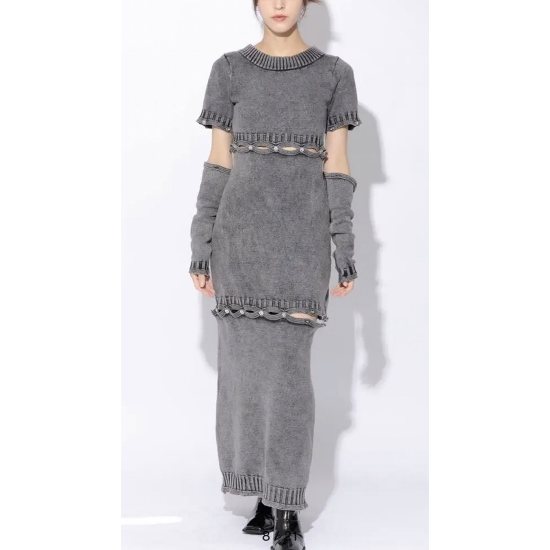 melt the lady button open knit onepiece レディースのワンピース(ロングワンピース/マキシワンピース)の商品写真