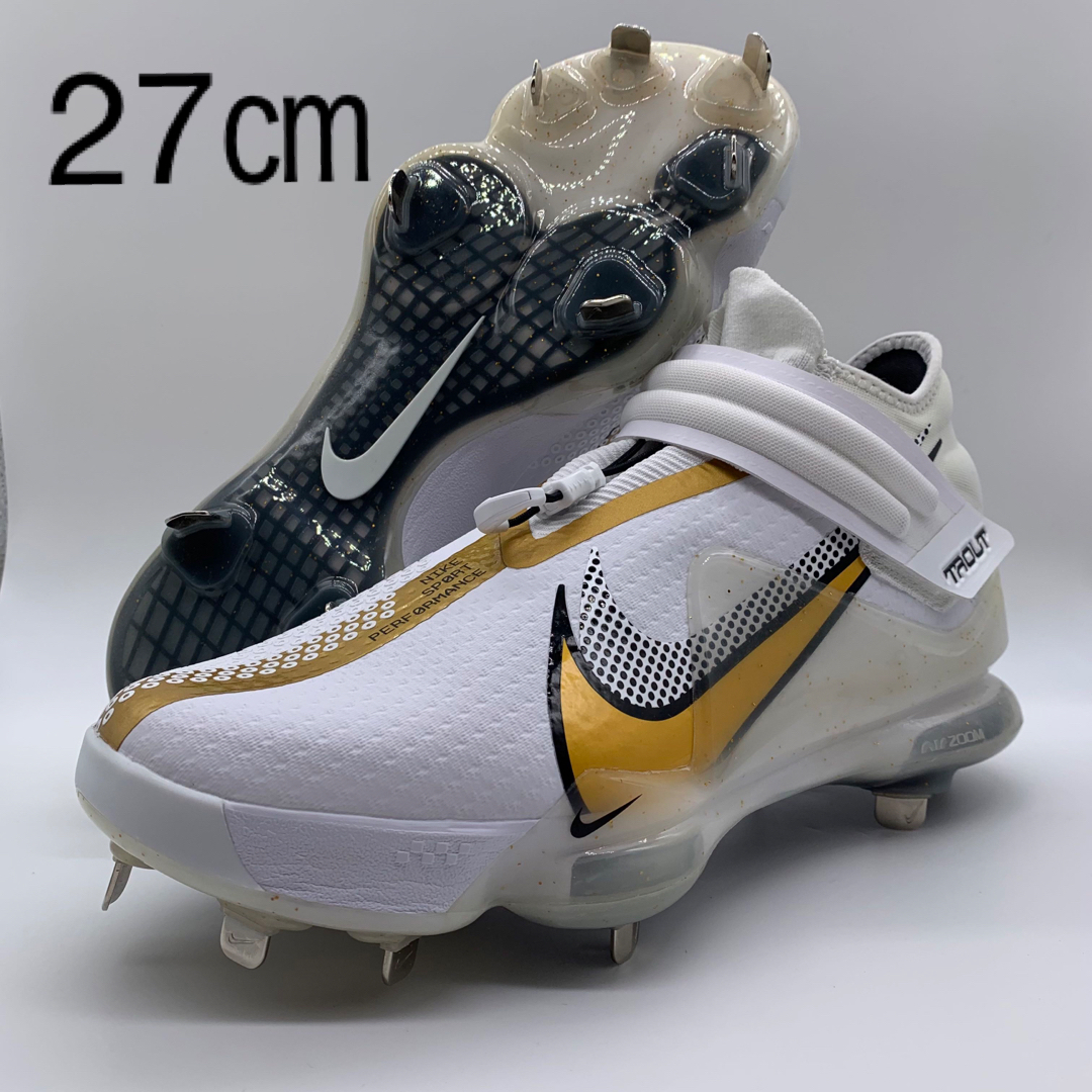 最安値挑戦!】 NIKE (新品) 野球用スパイク 限定 27cm ホワイト 最安値挑戦!】 NIKE (新品) 野球用スパイク 限定 27cm ホワイト