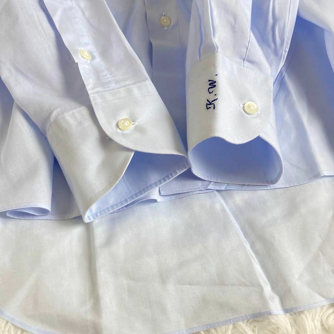 【高級紳士服ブランド】　チェスターバリー　日本製レギュラーカラーシャツ　白タグ