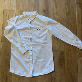 おさかな　刺繍　ワイシャツ(シャツ/ブラウス(長袖/七分))