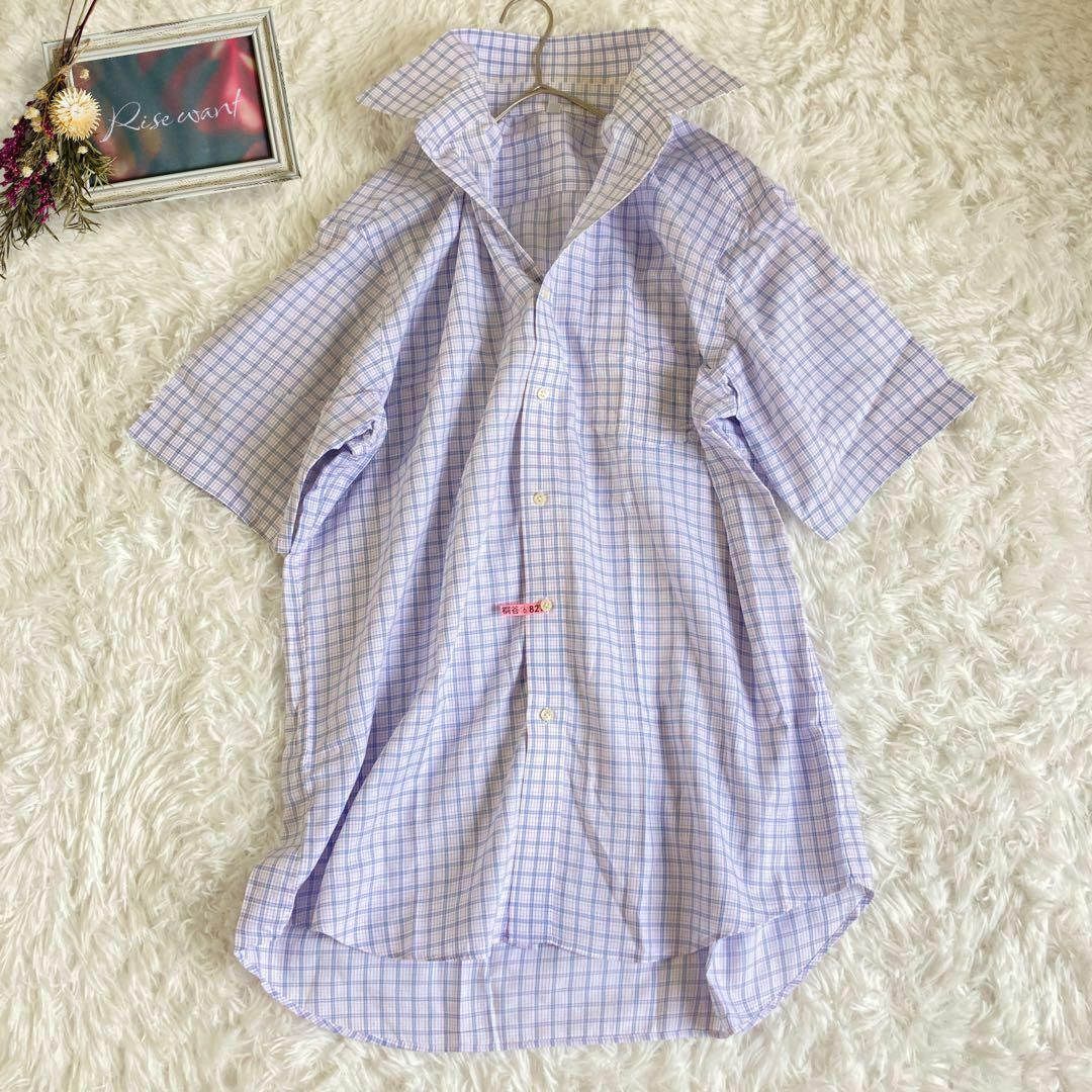 UNIQLO(ユニクロ)の【家庭で洗える】　オールドユニクロ　ワイドスプレッドカラーチェックシャツ　XL メンズのトップス(シャツ)の商品写真