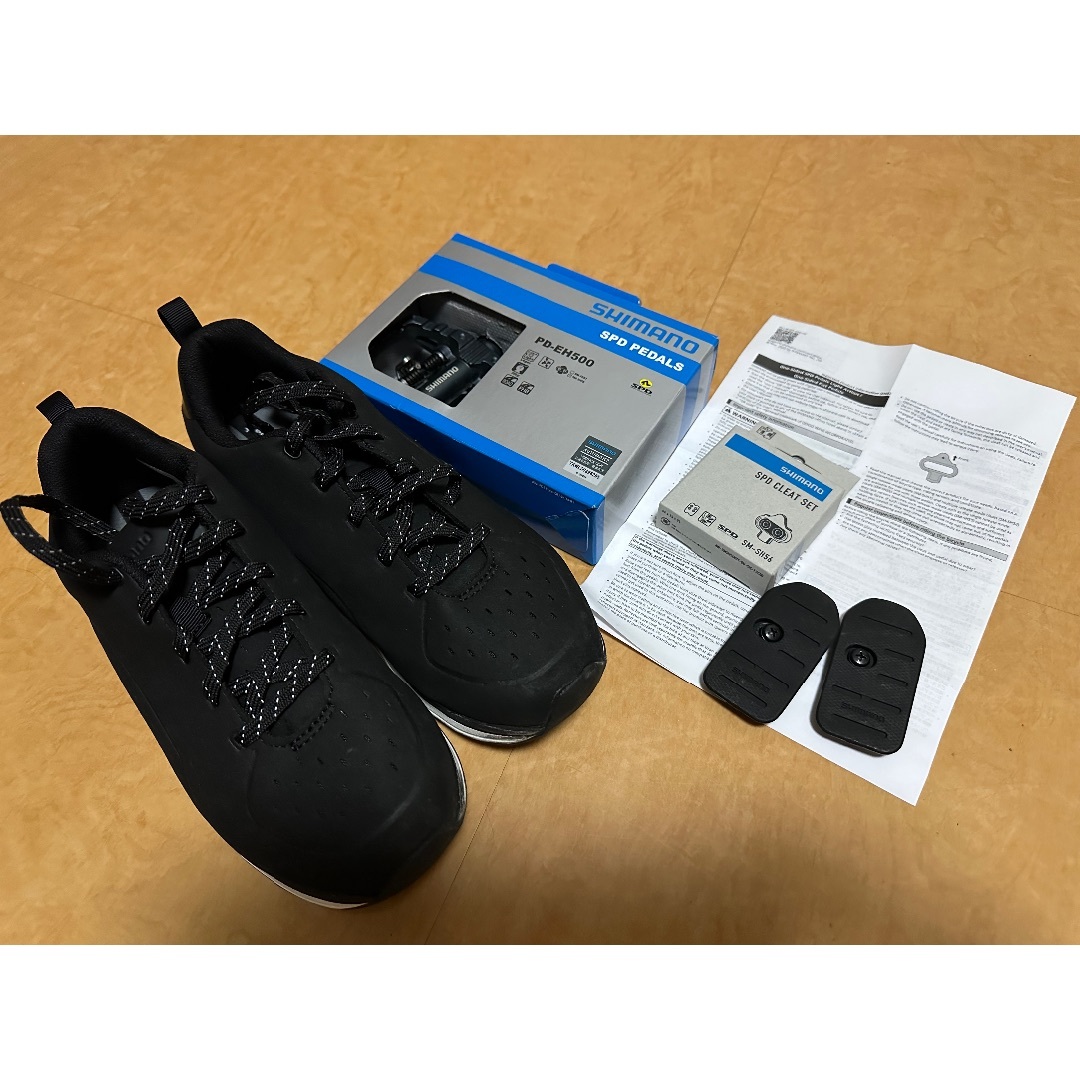 SHIMANO - シマノ CT5(SH-CT500) ブラック ノーマルタイプ SPD シューズ