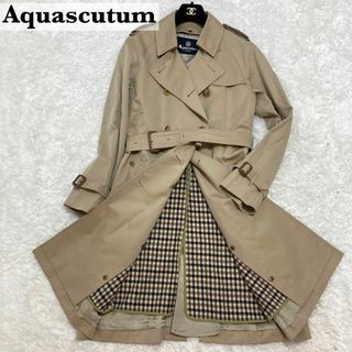 【美品】Aquascutum アクアスキュータム コート ライナー ベージュ 9