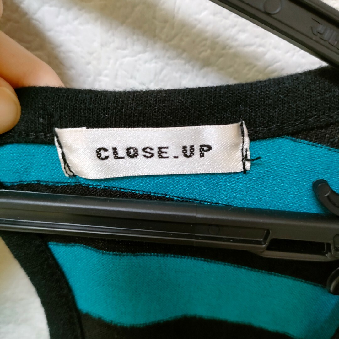 CLOSE-UP(クローズアップ)のCLOSE　UP　レディース　長袖ワンピース レディースのワンピース(ミニワンピース)の商品写真