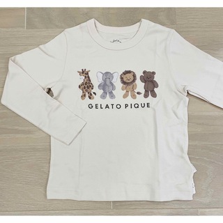 ジェラートピケ(gelato pique)のジェラートピケ キッズ アニマル 長袖 Tシャツ(Tシャツ/カットソー)