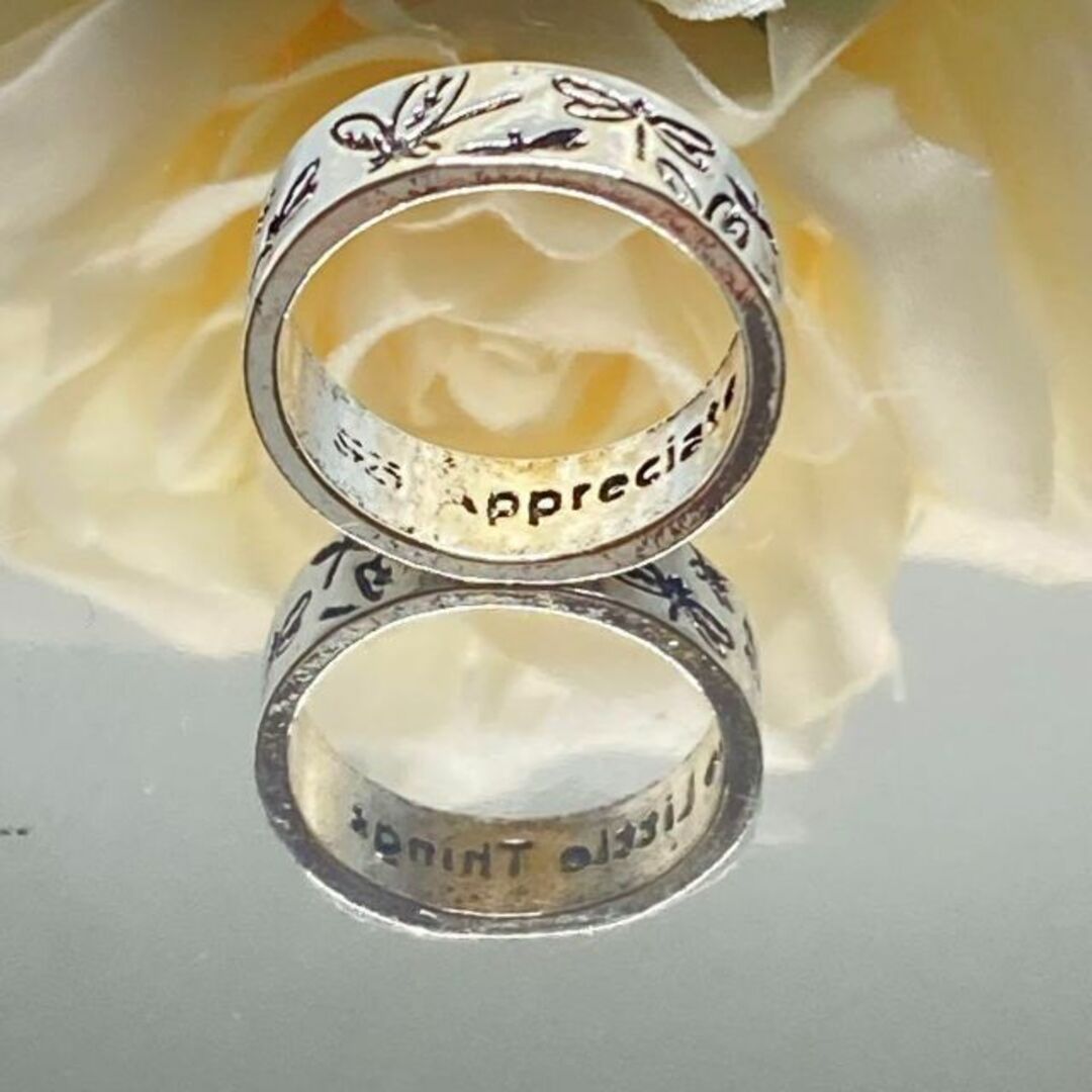 指輪 シルバー リング ドラゴン フィッシュ とんぼ アンティーク 12号 レディースのアクセサリー(リング(指輪))の商品写真