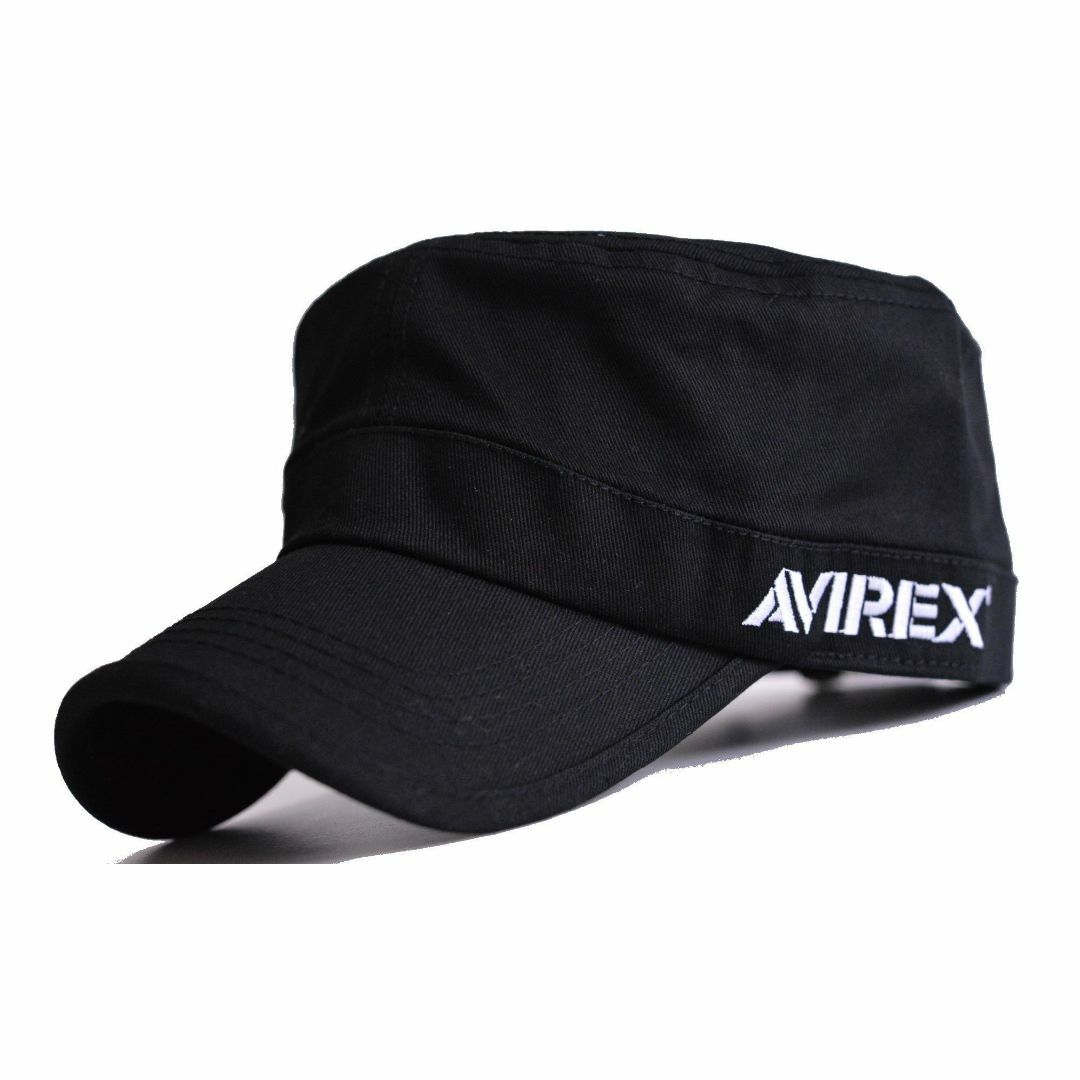 AVIREX 限定モデル キャップ 帽子 メンズ ブラックシリーズ 黒 アビレッ