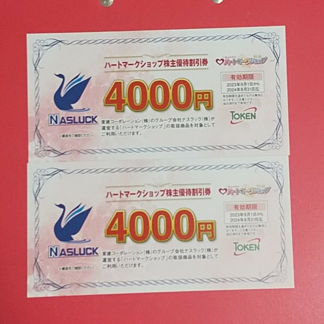 8000円分 東建コーポ 株主優待