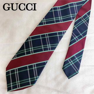 グッチ(Gucci)のグッチ ネクタイ チェック ビジネス シルク(ネクタイ)