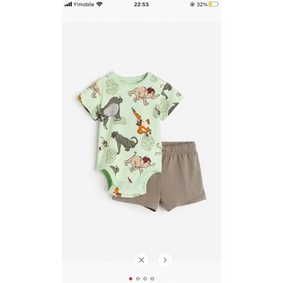 エイチアンドエム(H&M)のジャングルブック　ロンパース　H&M ディズニー　Disney(その他)