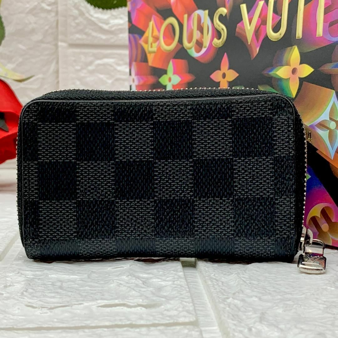 LOUIS VUITTON - ✨極美品✨ルイヴィトン ダミエグラフィット ジッピー ...