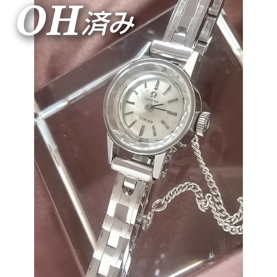 OMEGA - ⭐OH済 オメガ チューラー Wネーム 新品ベルト2本 手巻き