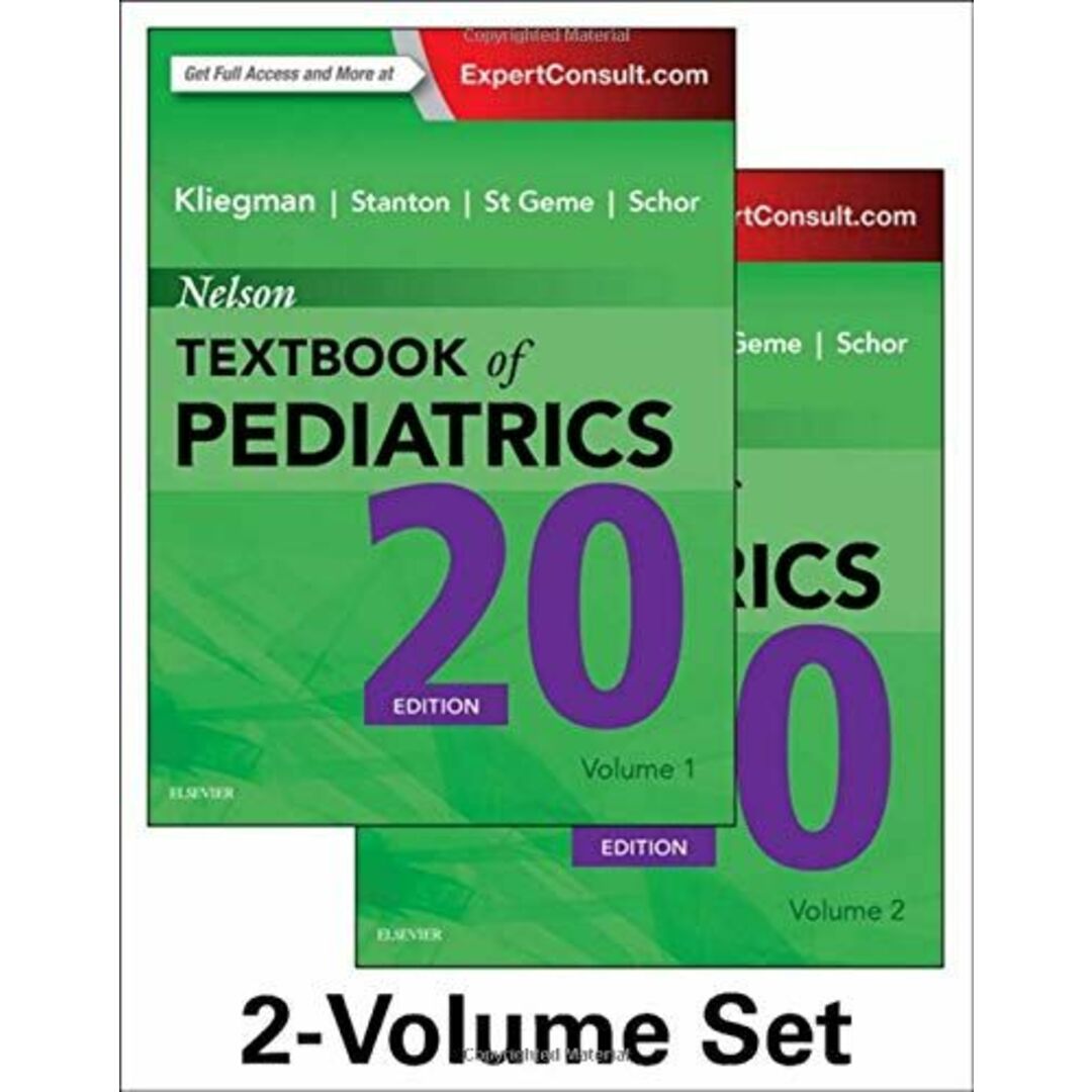 Nelson Textbook of Pediatrics， 2-Volume Set Kliegman MD， Robert M.、 Stanton MD， Bonita F.、 St. Geme III MD， Joseph W.; Schor MD  PhD， Nina F