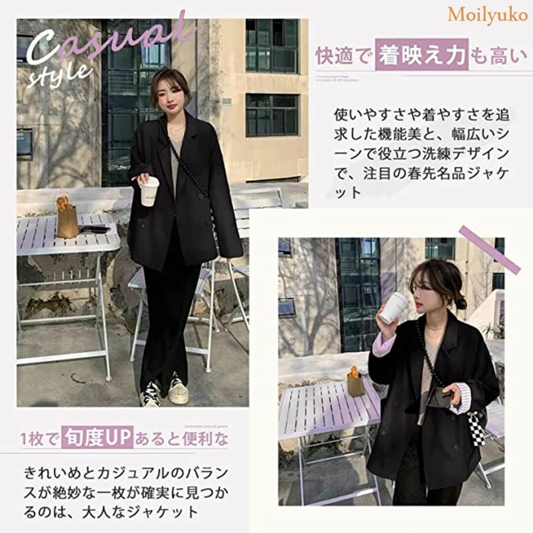 Moilyuko ジャケット レディース コート 春 薄手長袖 オフィス カジュ 2