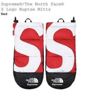 シュプリーム(Supreme)のsupreme The North Face S Logo Mitts Red(手袋)