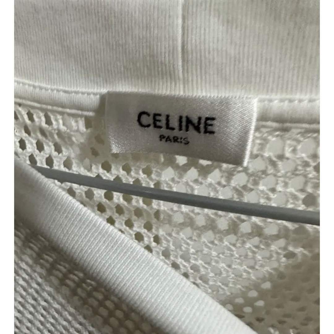 袖丈半袖CELINE メッシュTシャツ