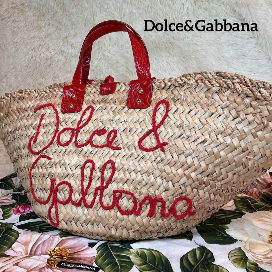 Dolce&Gabbanaラフィアかごバック