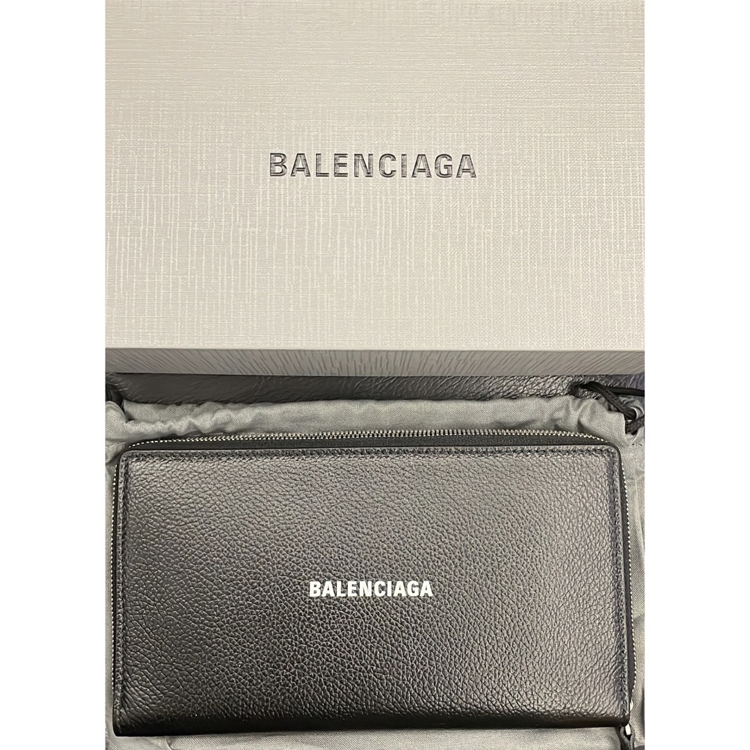 Balenciaga(バレンシアガ)の新品 BALENCIAGA バレンシアガ 長財布 財布 ウォレット ブラック メンズのファッション小物(長財布)の商品写真