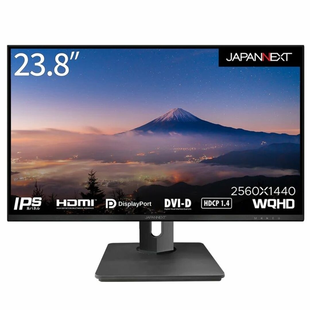 美品 WQHD 23.8インチ 高解像度モニター