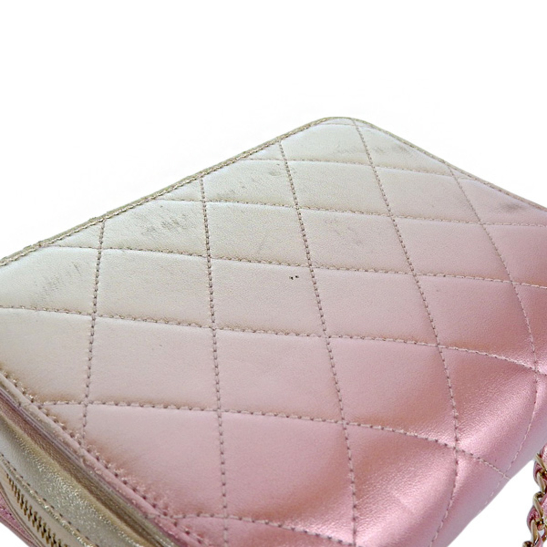 CHANEL - 【中古】CHANEL シャネル レザー ミニマトラッセ ココマーク