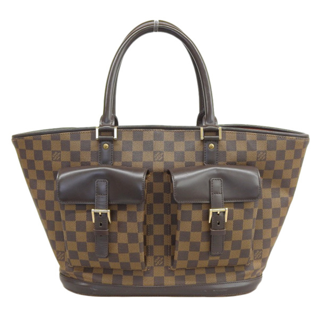 LOUIS VUITTON ルイヴィトン ダミエ マノスクGM トートバッグ N51120 ブラウン gy