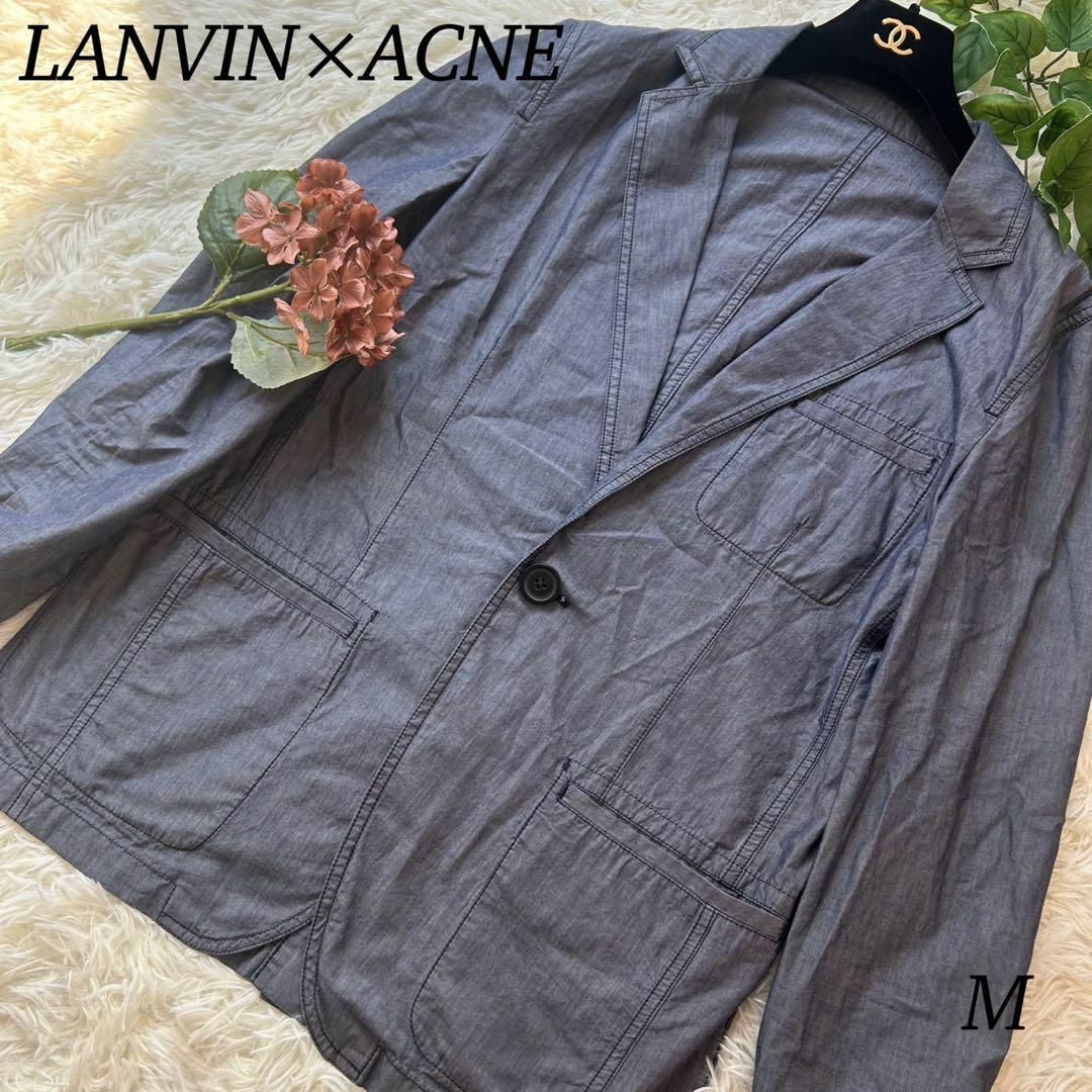 LANVIN - コラボ商品 ランバンアクネ テーラードジャケット 長袖 薄手 ...