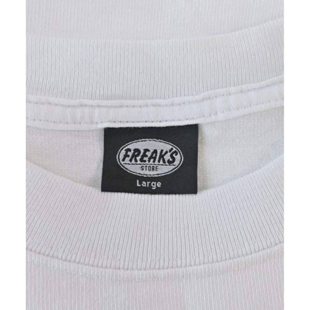 FREAK'S STORE(フリークスストア)のFREAK'S STORE フリークスストア Tシャツ・カットソー L 白 【古着】【中古】 メンズのトップス(Tシャツ/カットソー(半袖/袖なし))の商品写真