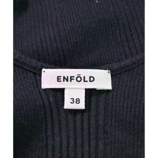 ENFOLD - ENFOLD エンフォルド キャミソール 38(M位) 黒 【古着