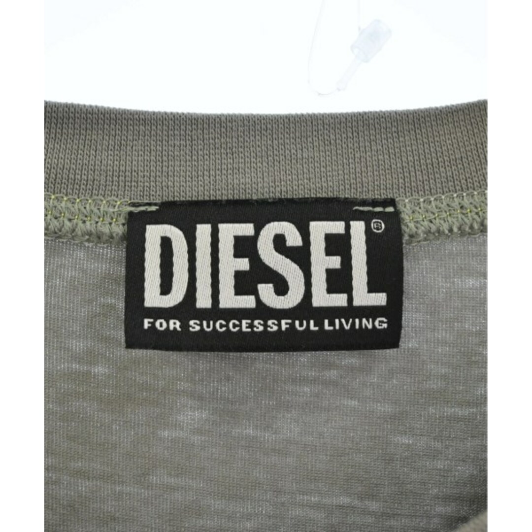 DIESEL(ディーゼル)のDIESEL ディーゼル ワンピース L グレーx黄等 【古着】【中古】 レディースのワンピース(ひざ丈ワンピース)の商品写真