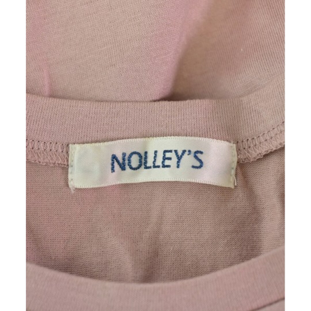 NOLLEY'S(ノーリーズ)のNolley's ノーリーズ Tシャツ・カットソー 38(M位) ピンクベージュ 【古着】【中古】 レディースのトップス(カットソー(半袖/袖なし))の商品写真