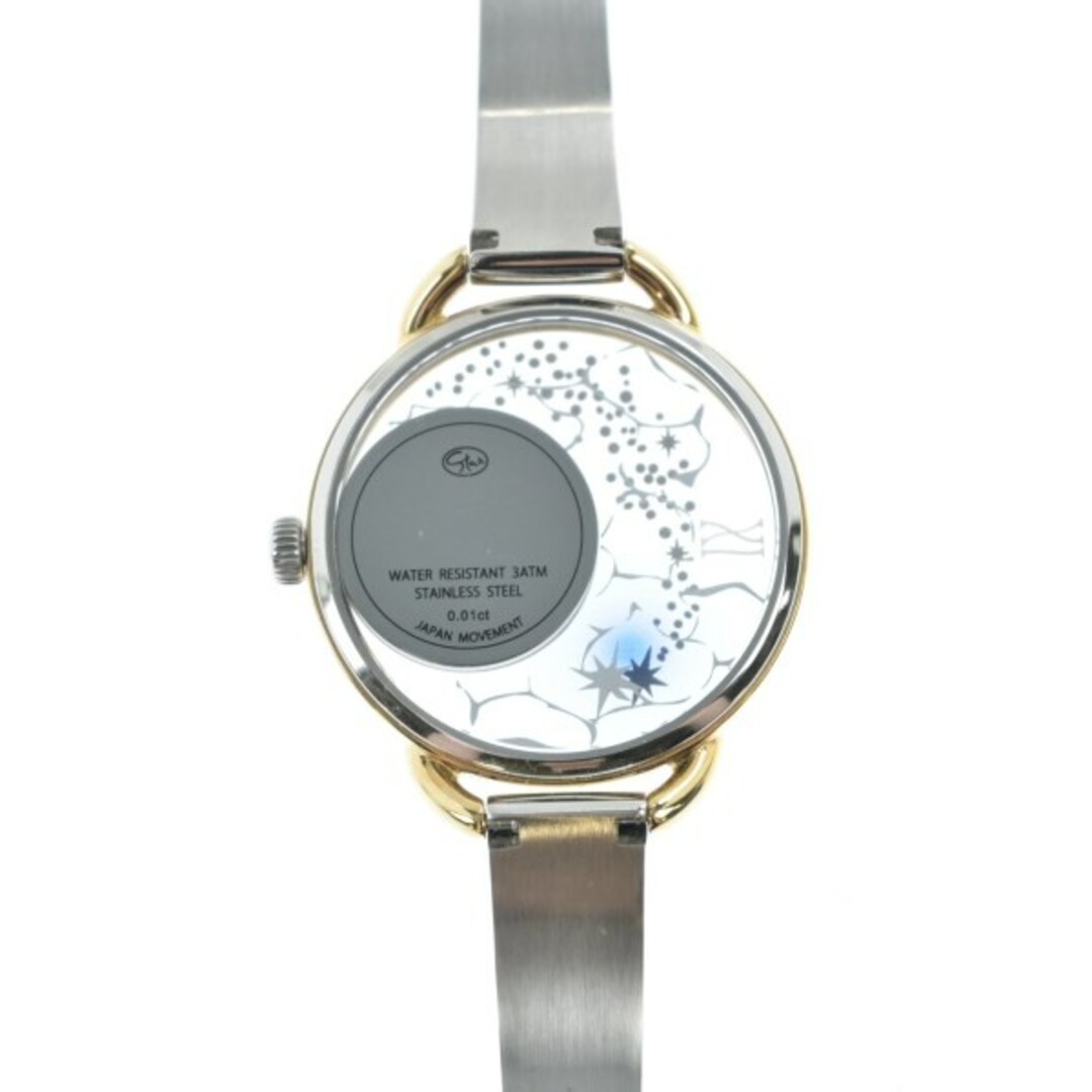 STAR JEWELRY(スタージュエリー)のSTAR JEWELRY スタージュエリー 腕時計 - 紺xゴールドxシルバー 【古着】【中古】 レディースのファッション小物(腕時計)の商品写真