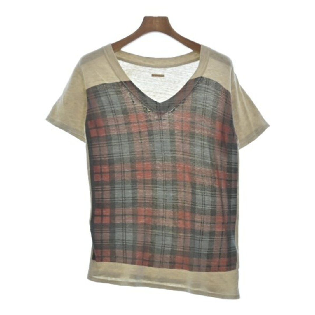 KAPITAL キャピタル Tシャツ・カットソー 1(S位) ベージュ半袖柄