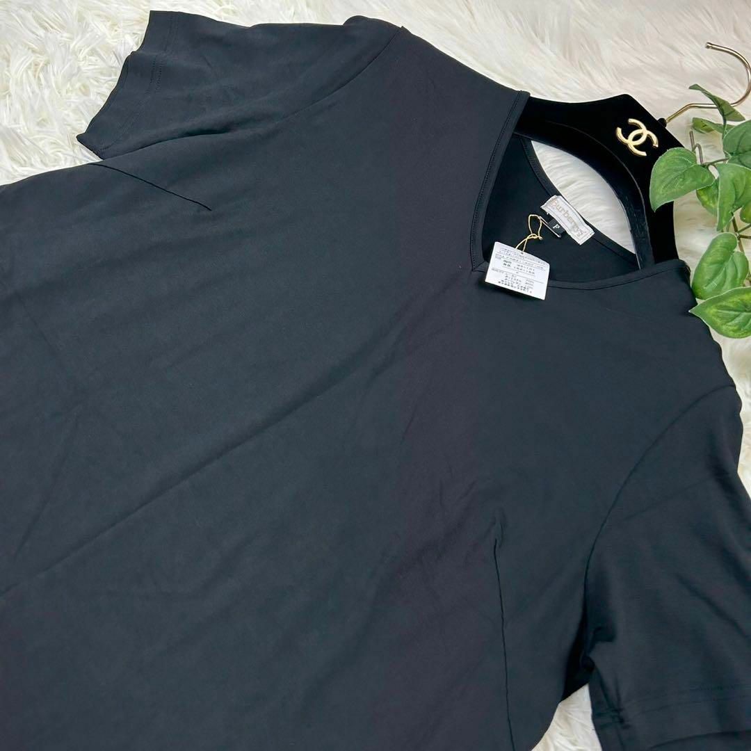 BURBERRY(バーバリー)のバーバリー 半袖 カットソー レディース 婦人 ロゴ 新品未使用タグ付きVネック レディースのトップス(Tシャツ(半袖/袖なし))の商品写真