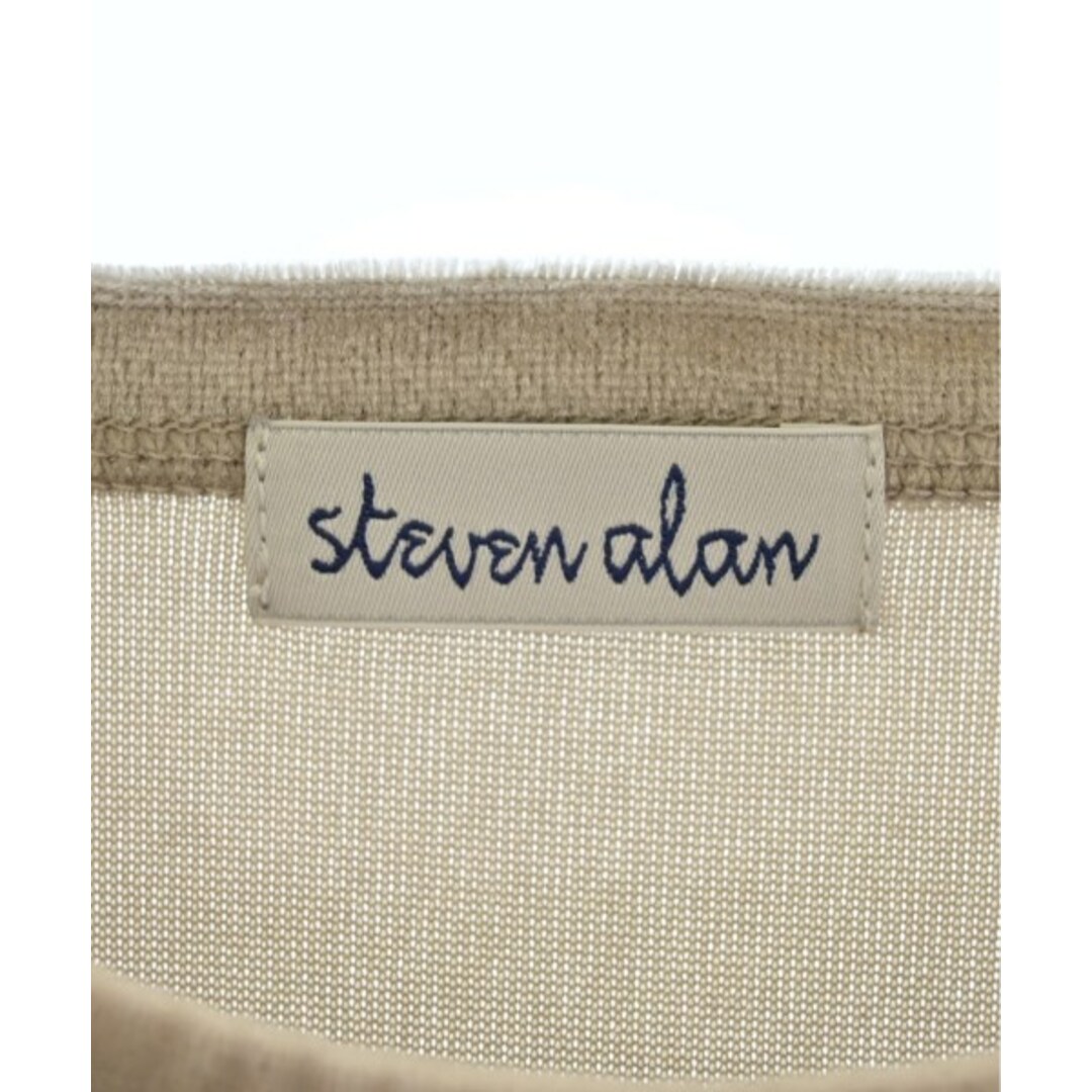 steven alan(スティーブンアラン)のsteven alan Tシャツ・カットソー -(L位) ベージュ系 【古着】【中古】 レディースのトップス(カットソー(半袖/袖なし))の商品写真