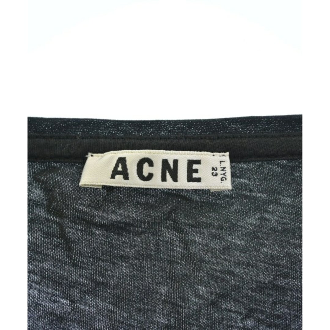 ACNE(アクネ)のAcne アクネ Tシャツ・カットソー M 黒 【古着】【中古】 レディースのトップス(カットソー(半袖/袖なし))の商品写真