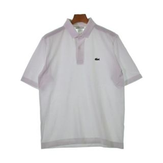 ラコステ(LACOSTE)のLACOSTE ラコステ ポロシャツ 2(S位) 白 【古着】【中古】(ポロシャツ)