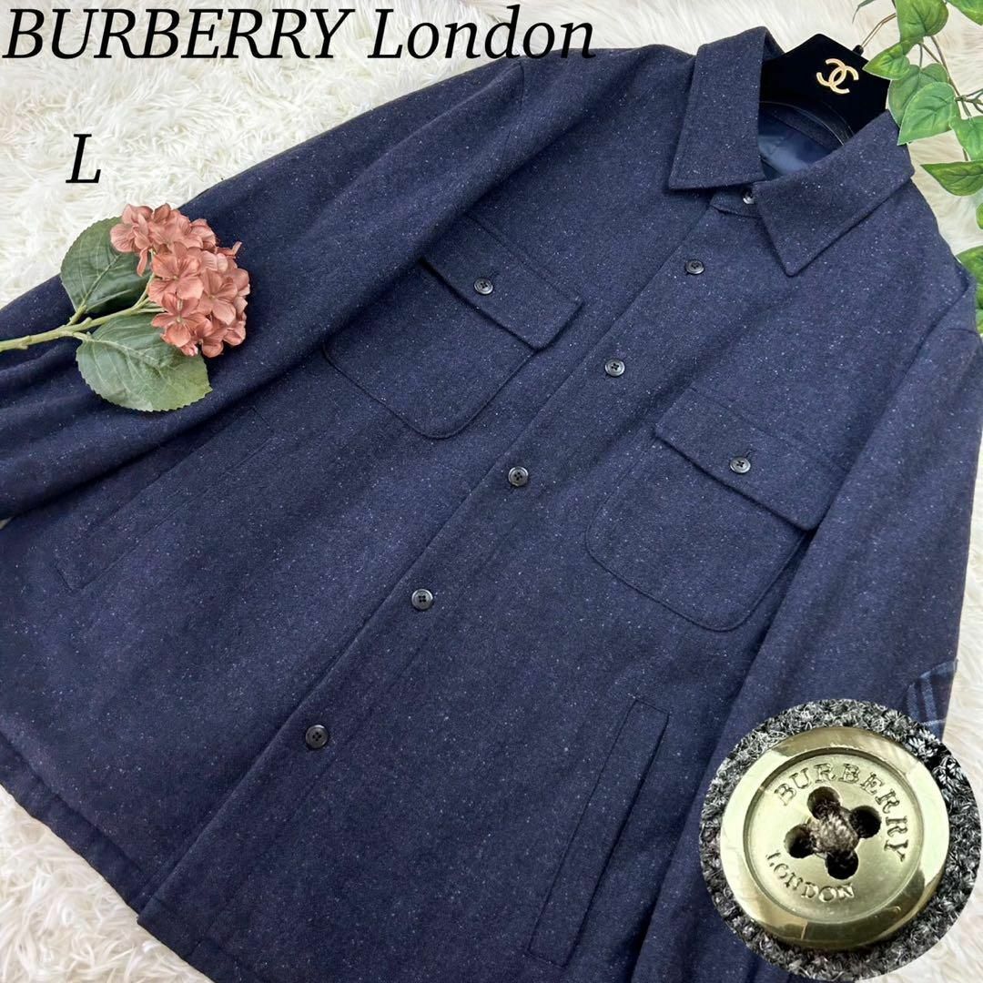 BURBERRY(バーバリー)のバーバリーロンドン ブルゾン アウター コート メンズ 紳士 長袖 ロゴ入り メンズのジャケット/アウター(ブルゾン)の商品写真