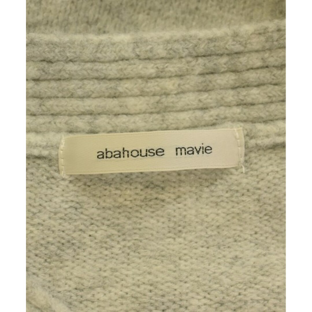 abahouse mavie(アバハウスマヴィ)のabahouse mavie ニット・セーター F ライトグレー系 【古着】【中古】 レディースのトップス(ニット/セーター)の商品写真