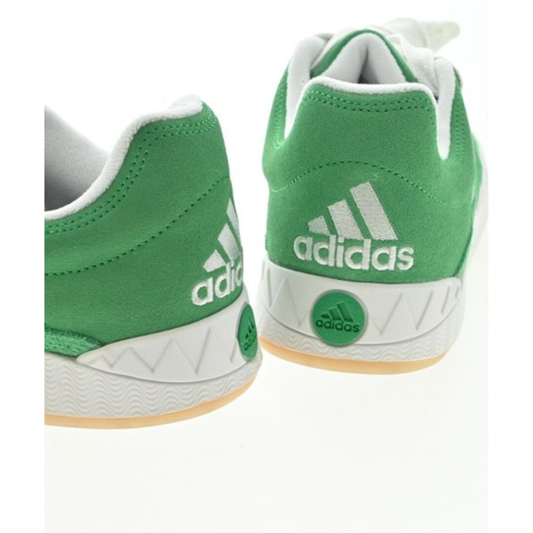 adidas(アディダス)のadidas アディダス スニーカー 27.5cm 緑xグレー 【古着】【中古】 メンズの靴/シューズ(スニーカー)の商品写真