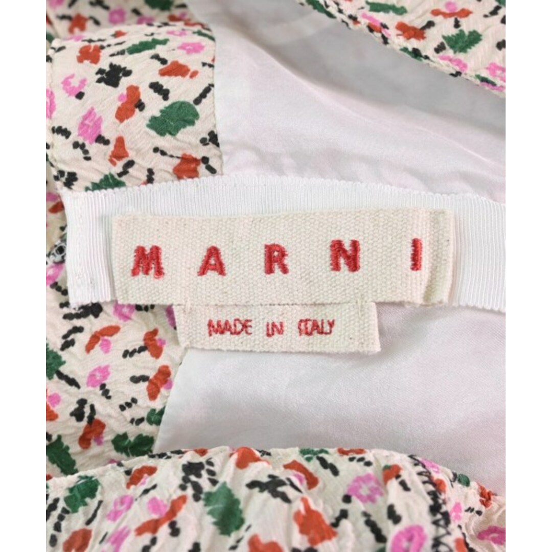 MARNI マルニ ひざ丈スカート 36(S位) 緑xピンクx赤等(花柄)