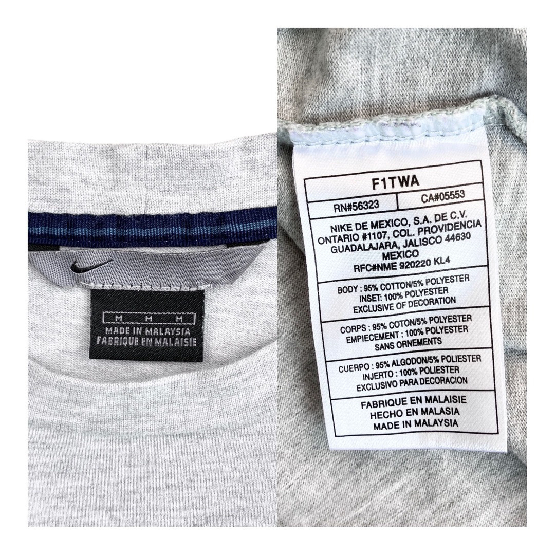 NIKE(ナイキ)の00s Y2K NIKE ナイキ ドッキングTシャツ メッシュ ギミック テック メンズのトップス(Tシャツ/カットソー(七分/長袖))の商品写真