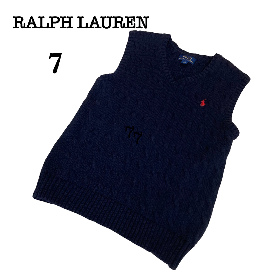 Ralph Lauren(ラルフローレン)の【美品】POLO RALPH LAUREN ベスト 7 ラルフローレン 130 キッズ/ベビー/マタニティのキッズ服男の子用(90cm~)(その他)の商品写真